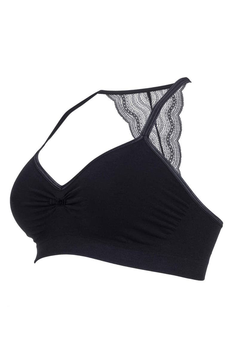 Cache Coeur Serenity Lace Maternity Bralette, Alternate, color, 