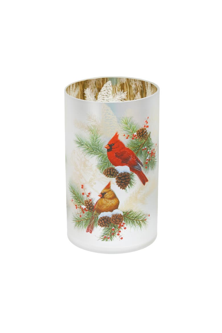 Cardinals Glass Container Large, Main, color, Yellow