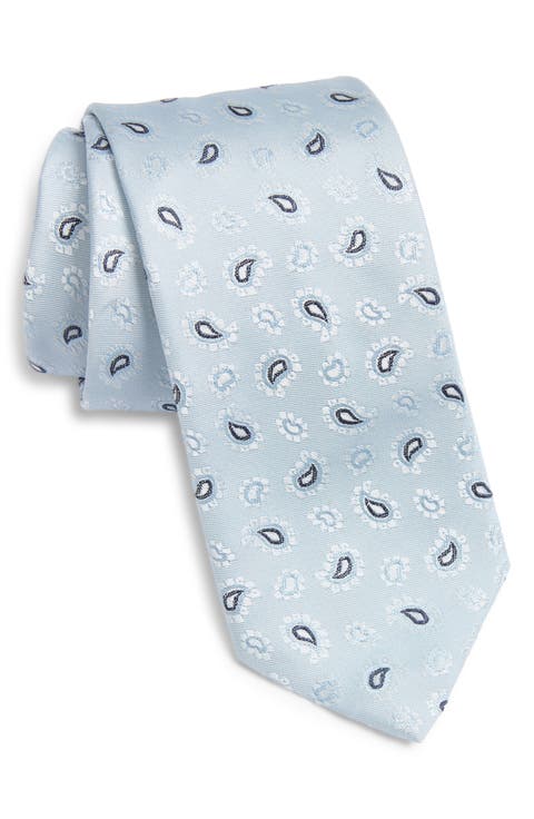 Paisley Silk Blend Tie