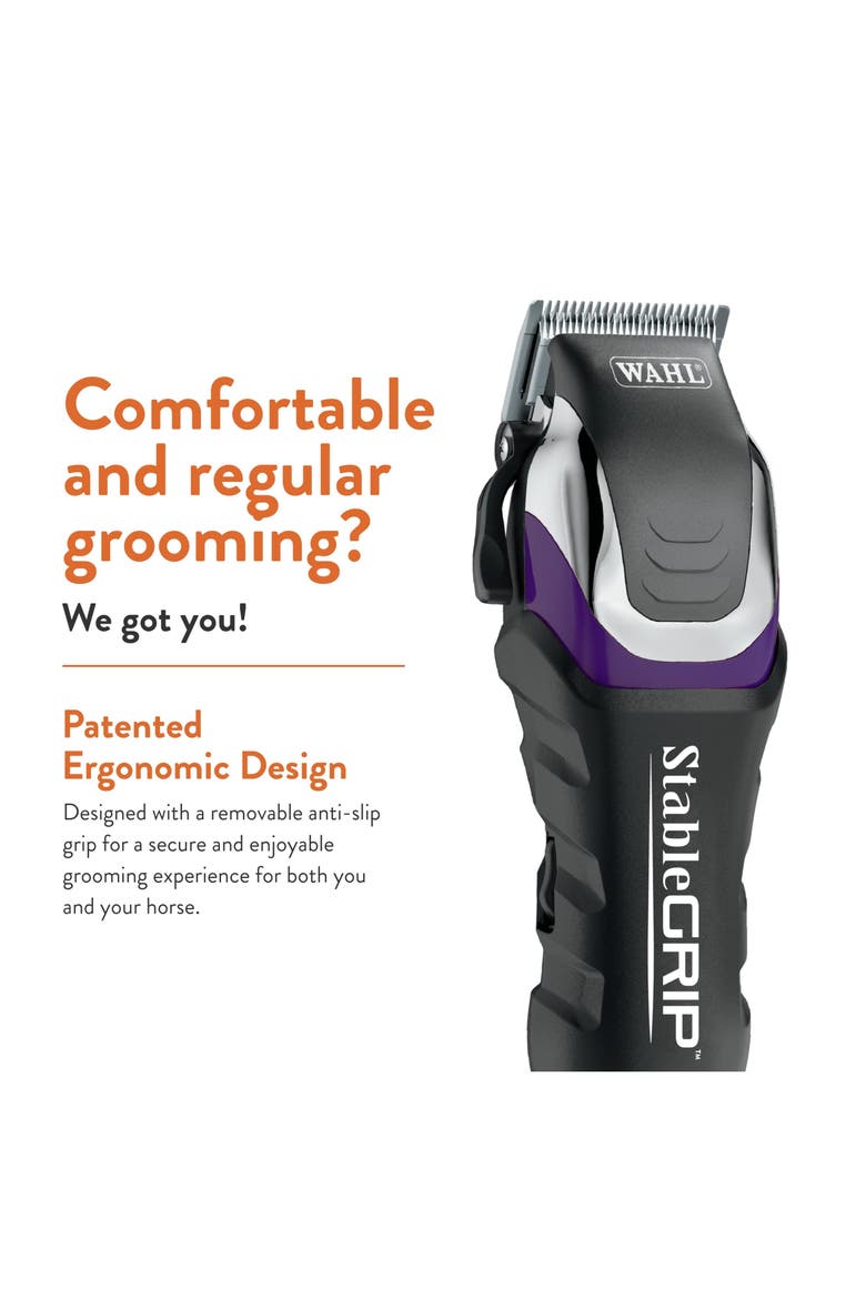 Stable Grip Medium Duty Equine Clipper Kit, Alternate, color, Black