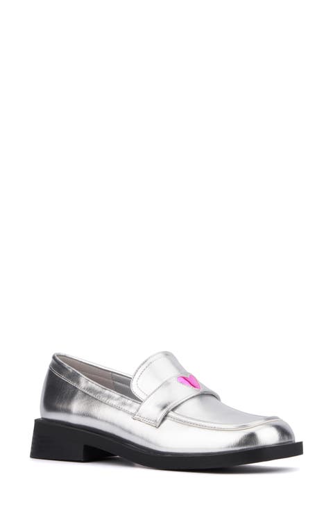 Luminaries Square Patent Loafer (Women)