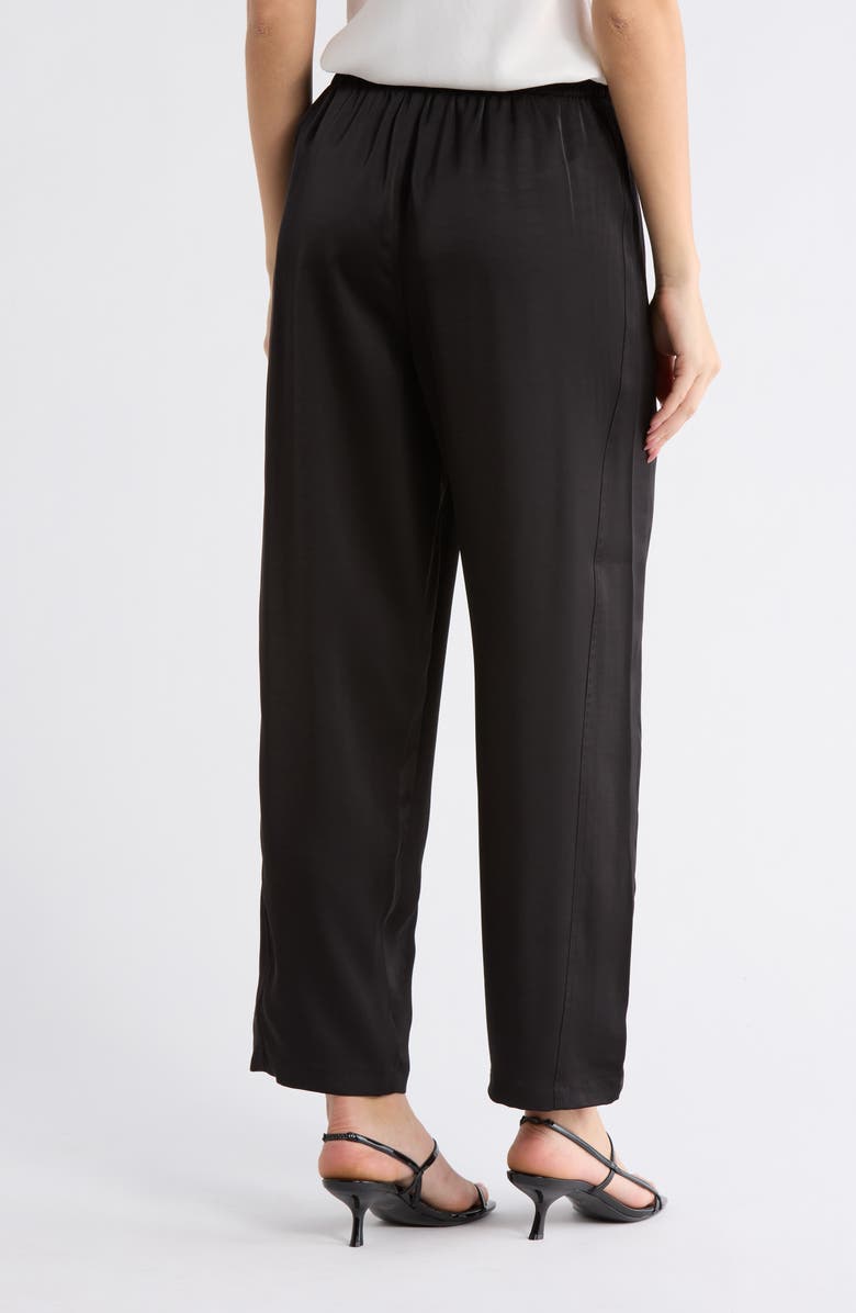 INTERNATIONAL DESIGNER Barrel Leg Pants, Alternate, color, Black