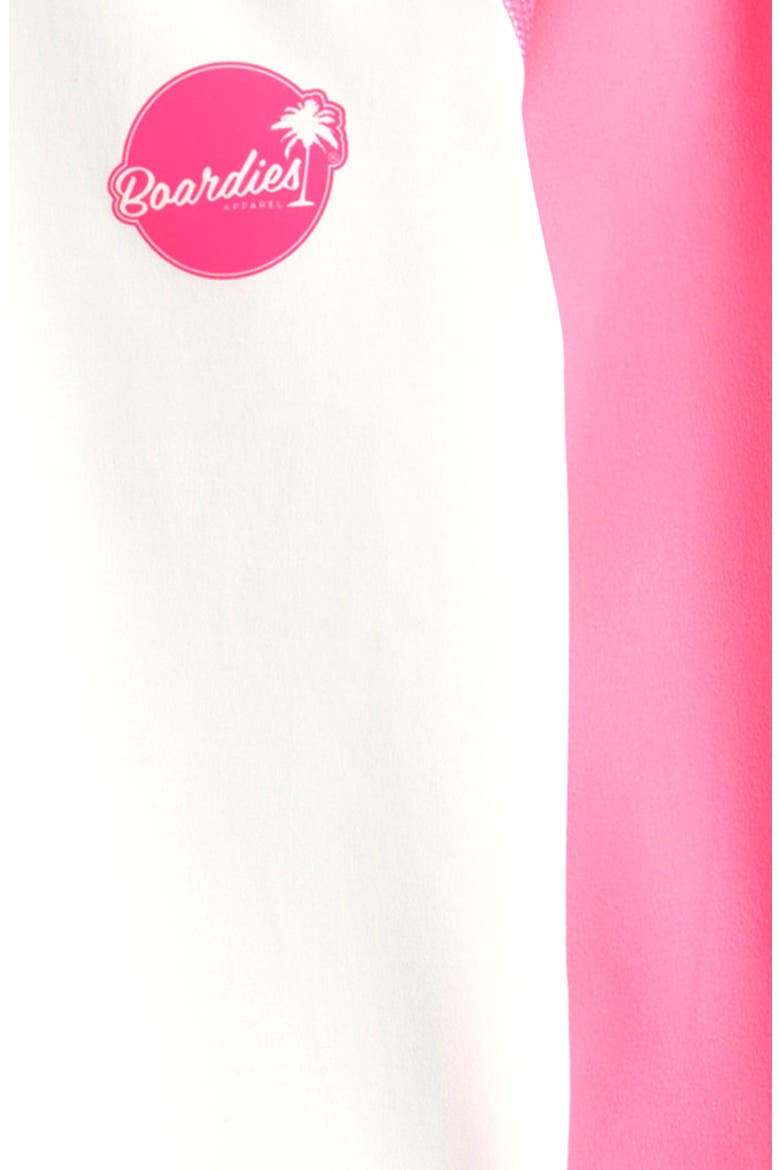 Kids' Las Coloradas Long Sleeve Rashguard, Alternate, color, PINK/ WHITE