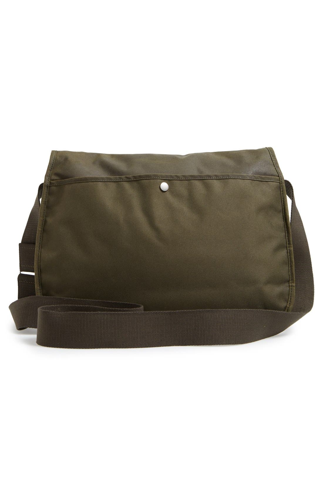 Barbour Waxed Canvas Messenger Bag, Alternate, color, 