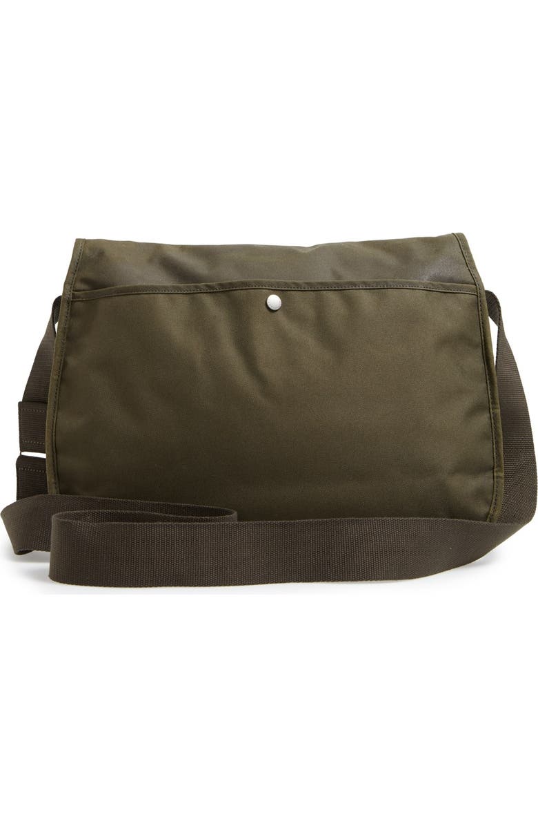 Barbour Waxed Canvas Messenger Bag, Alternate, color,