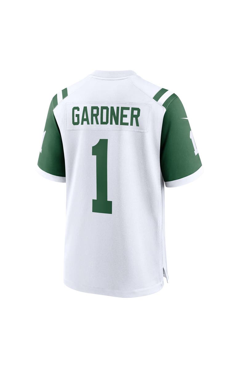 Nike Men's Nike Ahmad Sauce Gardner White New York Jets Classic Alternate Game Jersey, Alternate, color, White