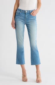 L'AGENCE Tati High Waist Crop Bootcut Jeans