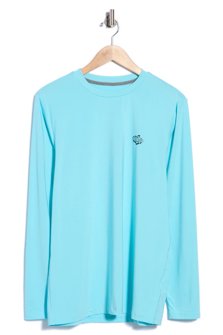 Oval Track Loose Long Sleeve T-Shirt, Main, color, RESIN BLUE