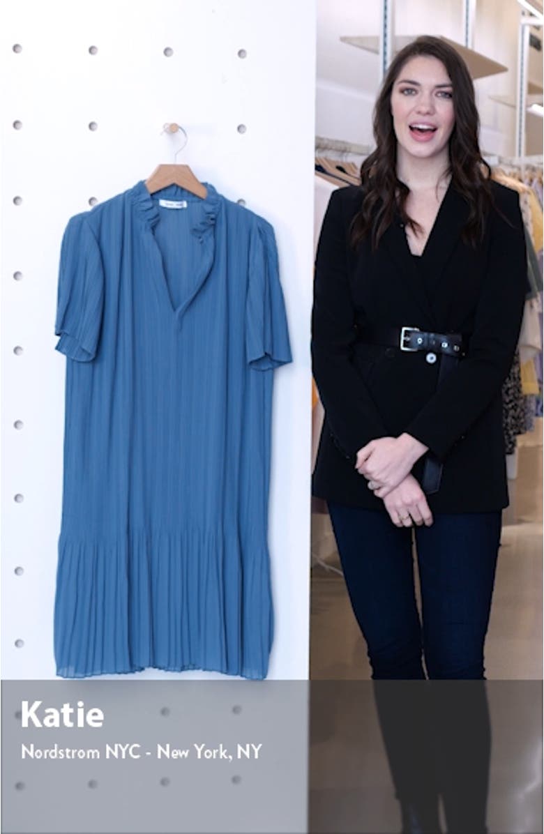 Lady Pleated Shift Dress, sales video thumbnail
