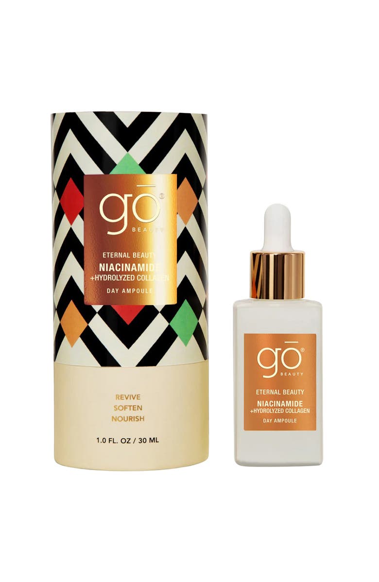 Go Beauty ETERNAL BEAUTY - Niacinamide + Hydrolyzed Collagen + 3 Hyaluronic Acid, Day Serum 1oz, Alternate, color, NO COLOR