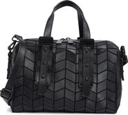 PATRIZIA LUCA Chevron Faux Leather Satchel