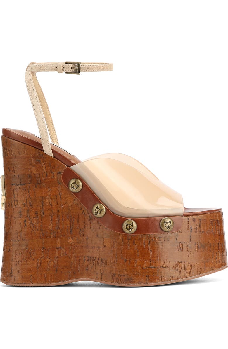 Naked Wolfe Tiger Lilly Heel, Alternate, color, Beige