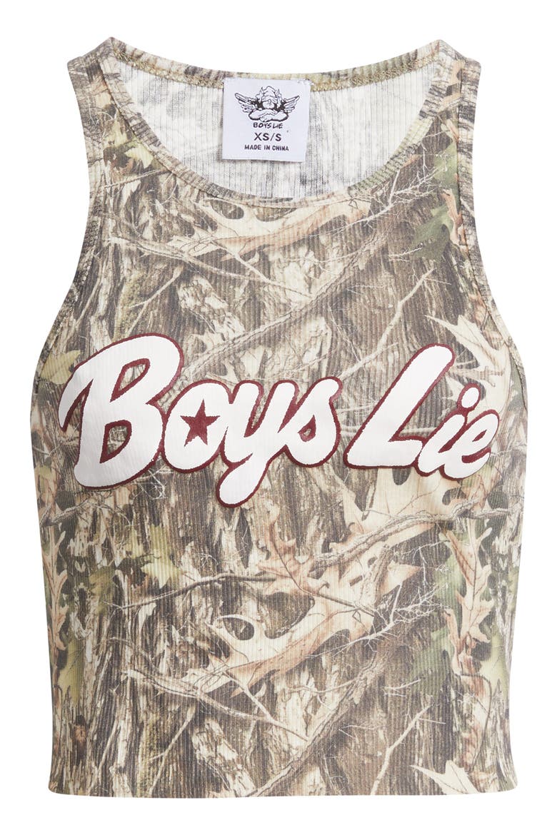 Starlight Graphic Crop Camo Tank, Alternate, color, MULTI