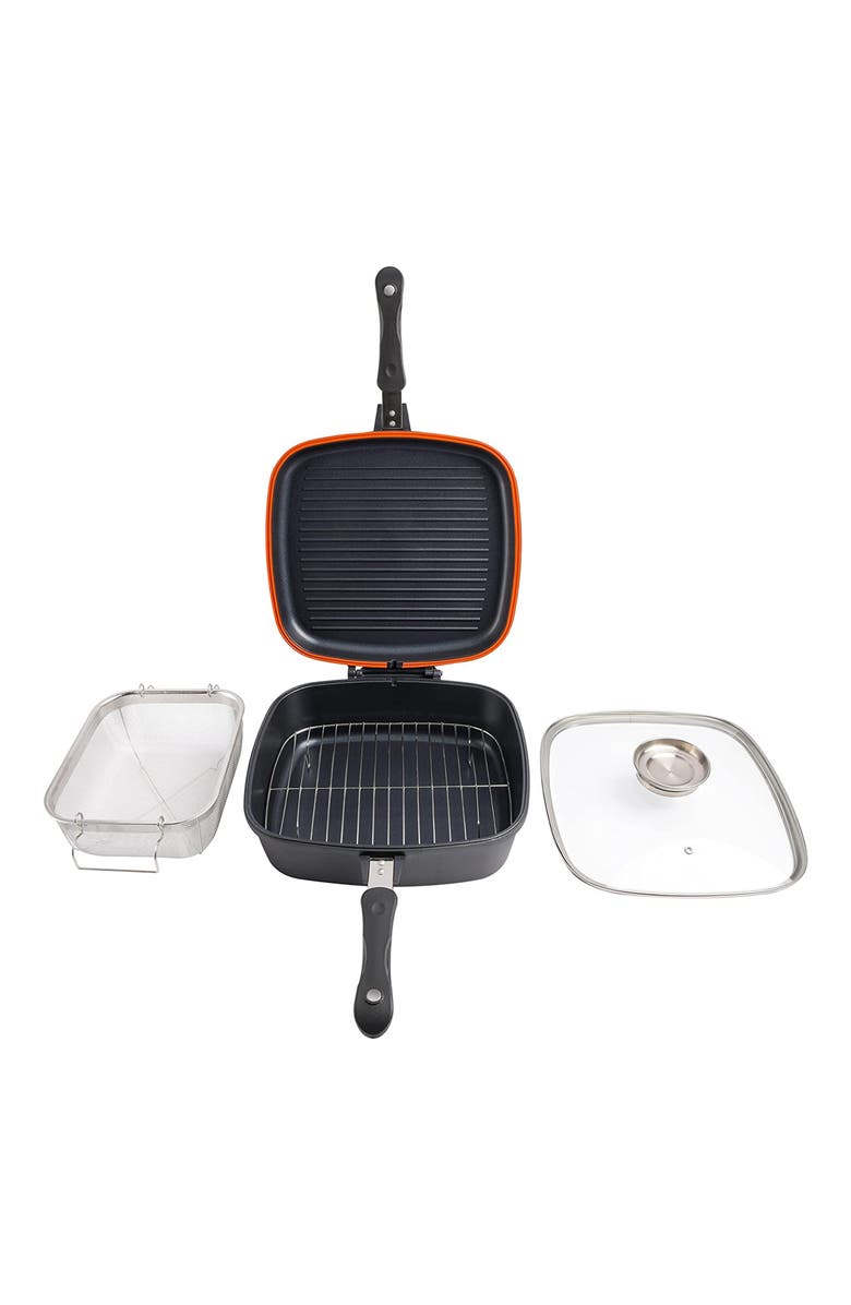 Kenmore 5 Piece Nonstick Multi Function Cookware Set, Main, color, Black