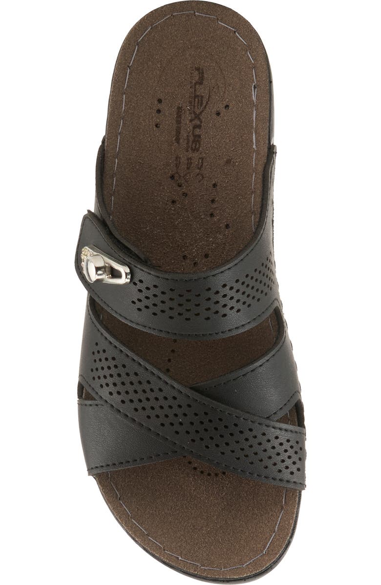 Flexus by Spring Step Perforated Slide Sandal, Alternate, color,