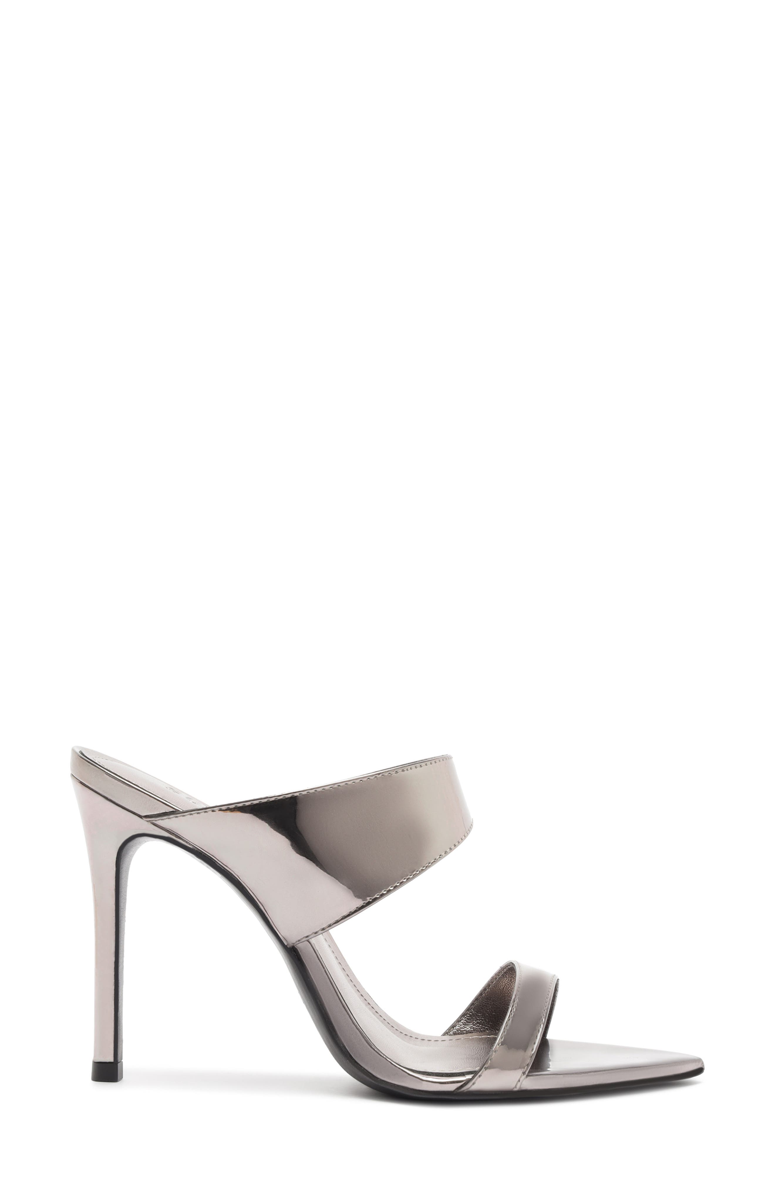 Jaselle Pointed Toe Sandal, Alternate, color, SILVER