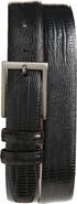 Torino Lizard Embossed Calfskin Leather Belt