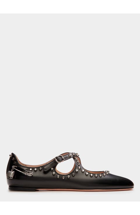 rina Flat in Calf Leather