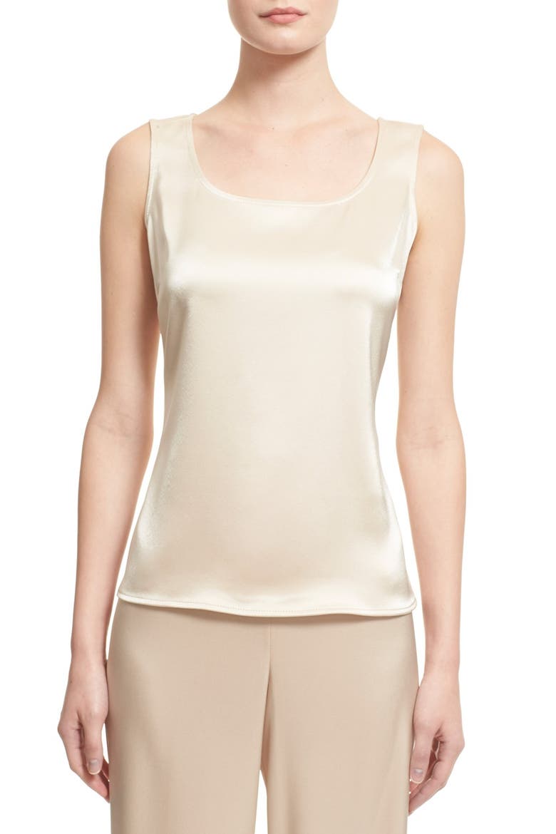 Liquid Satin Tank, Main, color, CHMG CHAMPAGNE