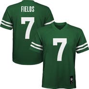 Nike Youth Nike Justin Fields Legacy Green New York Jets Replica Player Jersey