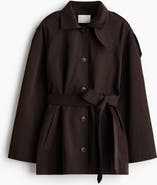 H&M Belted Twill Coat