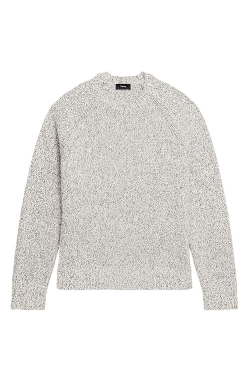 Theory Soft Twist Wool Blend Sweater In Black