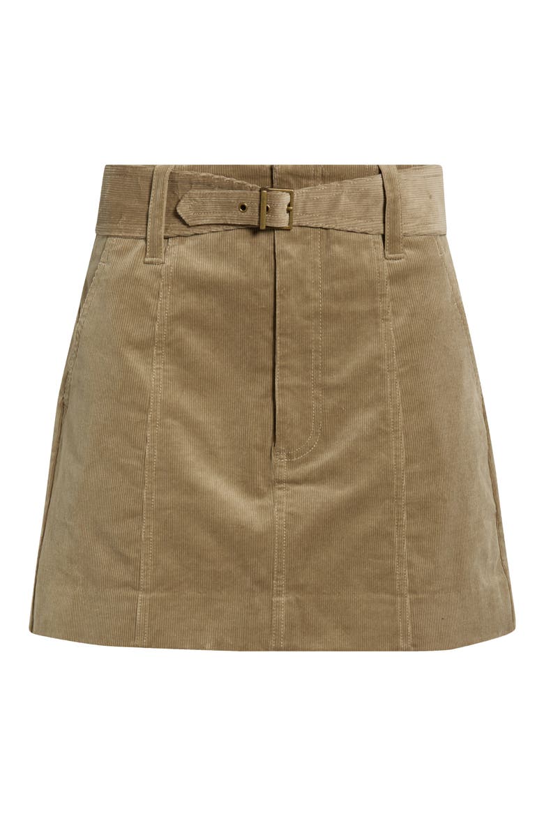 Anised Belted Corduroy Miniskirt, Alternate, color, DUSTY OLIVE