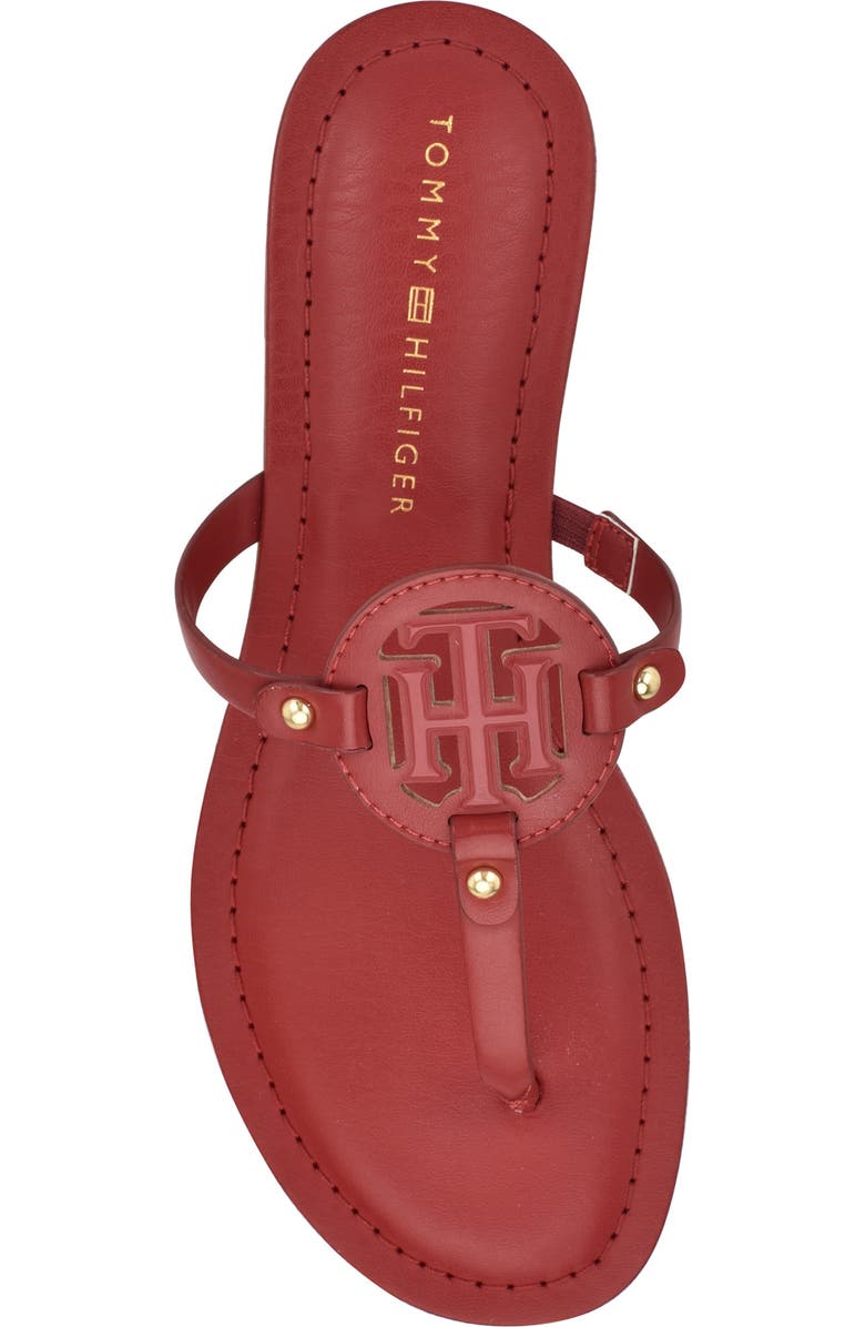 Tommy Hilfiger Litzy Flip Flop, Alternate, color, Dark Red