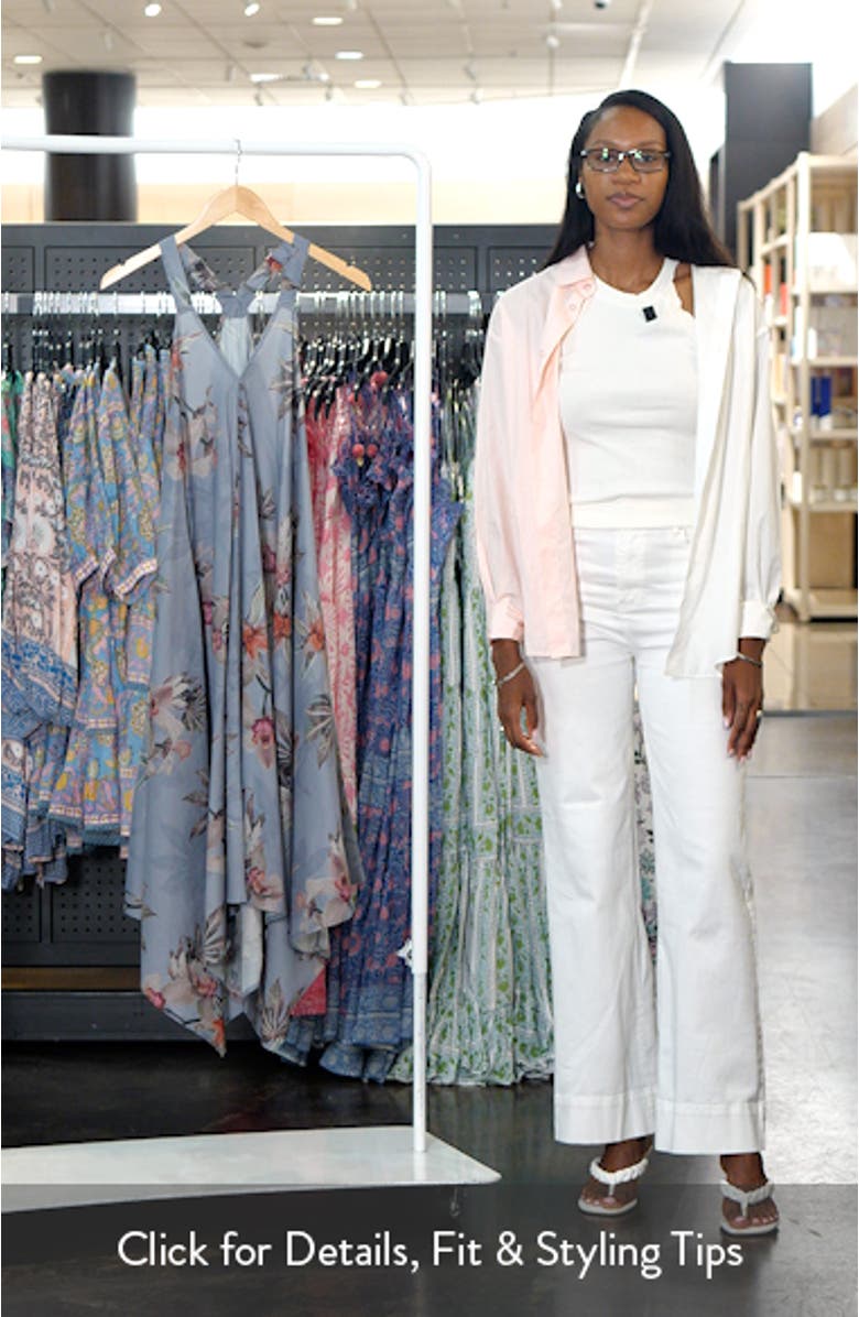 Lil Handkerchief Hem Organic Cotton Dress, sales video thumbnail