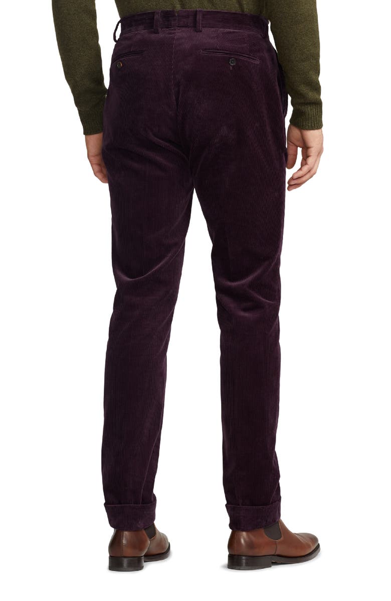 Ralph Lauren Purple Label Eaton Cotton Corduroy Pants, Alternate, color,