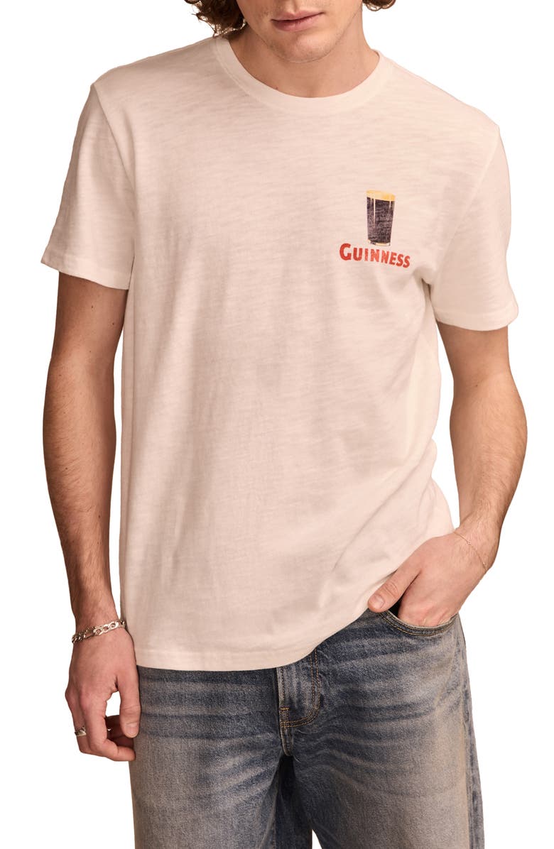 Lucky Brand Guinness Time Cotton Graphic T-Shirt, Main, color, 