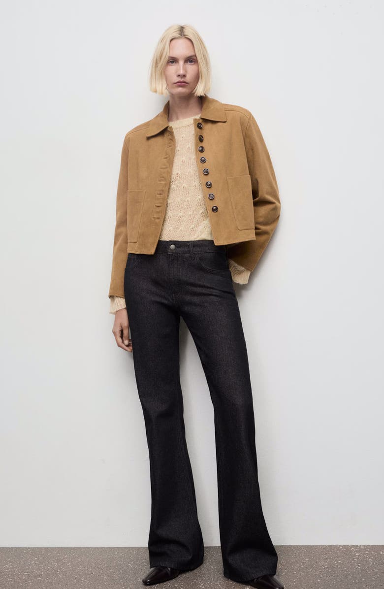 MANGO Pointelle Sweater, Alternate, color, Ecru