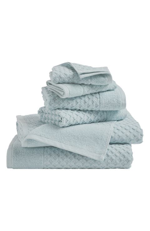 Diamond Textured 6-Piece Towel Set