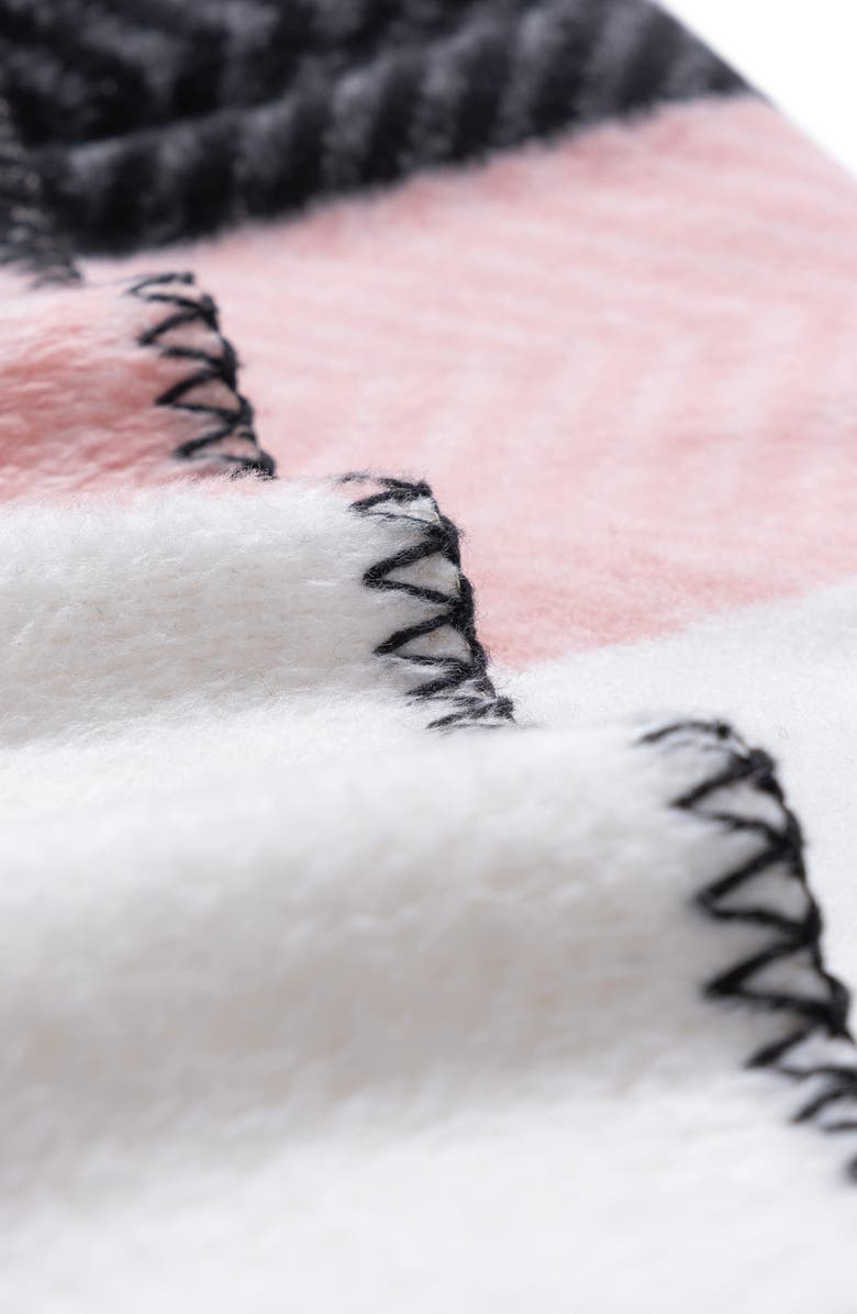 Brooks Brothers Herringbone Stripe Throw Blanket, Alternate, color, 