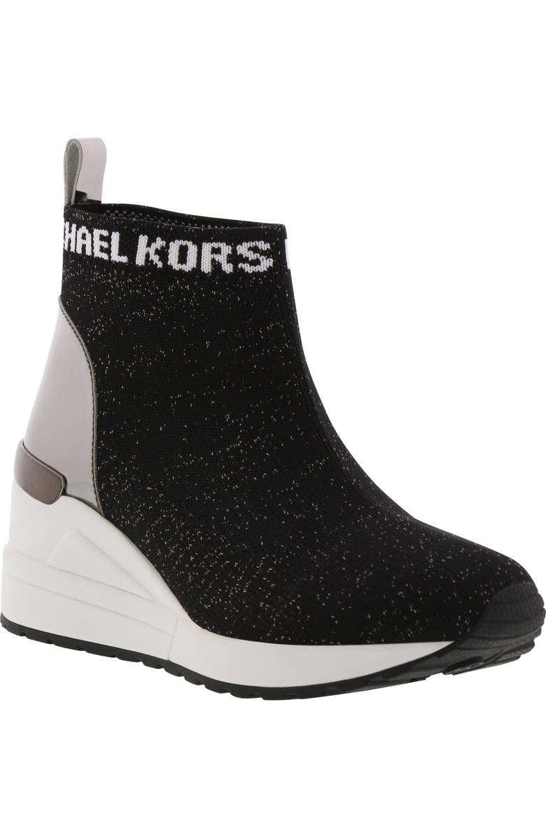 MICHAEL Michael Kors Neo Ora Metallic Wedge Sneaker, Main, color,