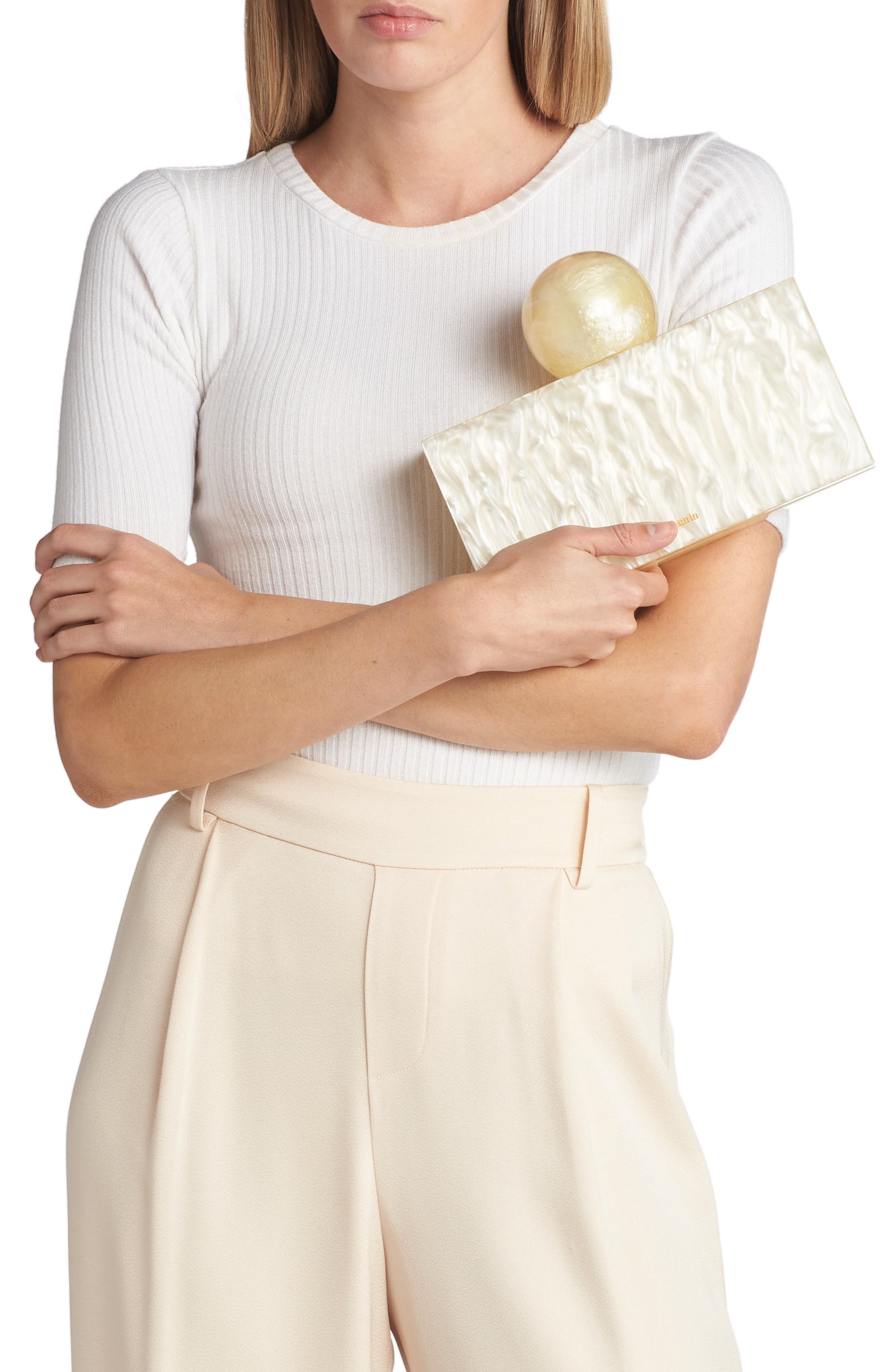 Cult Gaia Maude Clutch, Main, color, 
