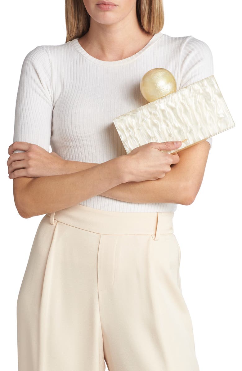 Cult Gaia Maude Clutch, Main, color,