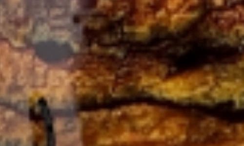 Solar Eclipse Hand Painted Dachshund Key Chain Bag Charm In Brown