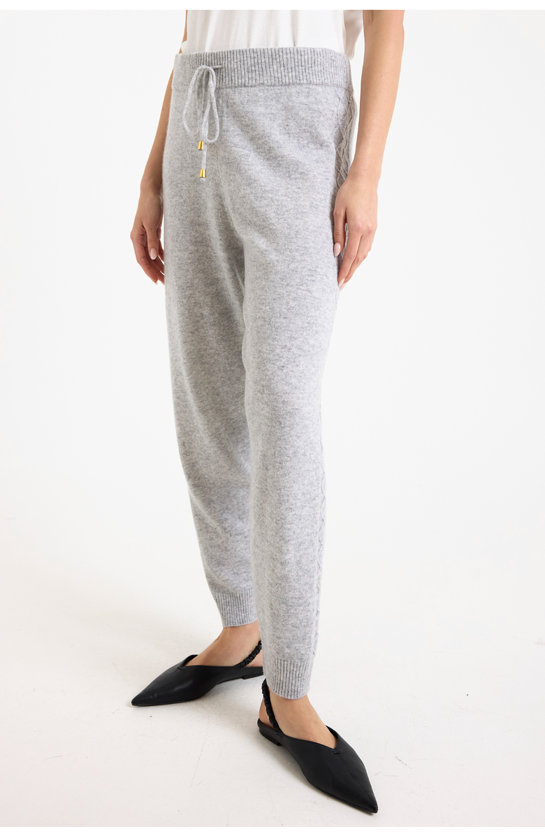 Brodie Pure Cashmere Luxe Relaxed Fit 100% Cashmere Joggers, Alternate, color, Super Grey