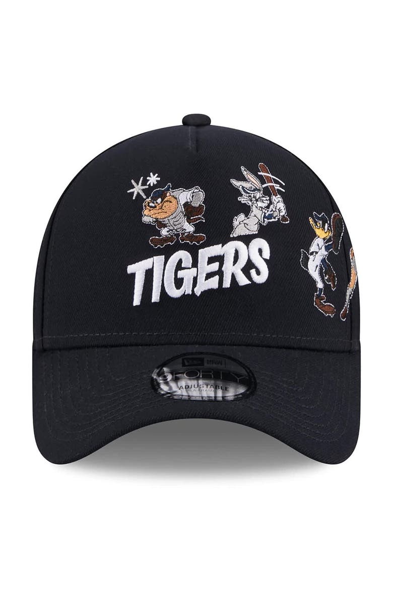New Era Men's New Era Navy Detroit Tigers Looney Tunes A-Frame 9FORTY Adjustable Hat, Alternate, color, Navy