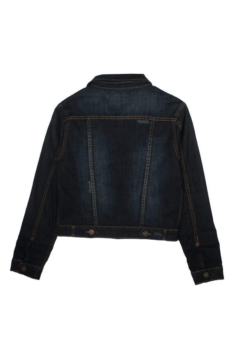Hudson Kids Garrison Distressed Denim Jacket, Main, color,