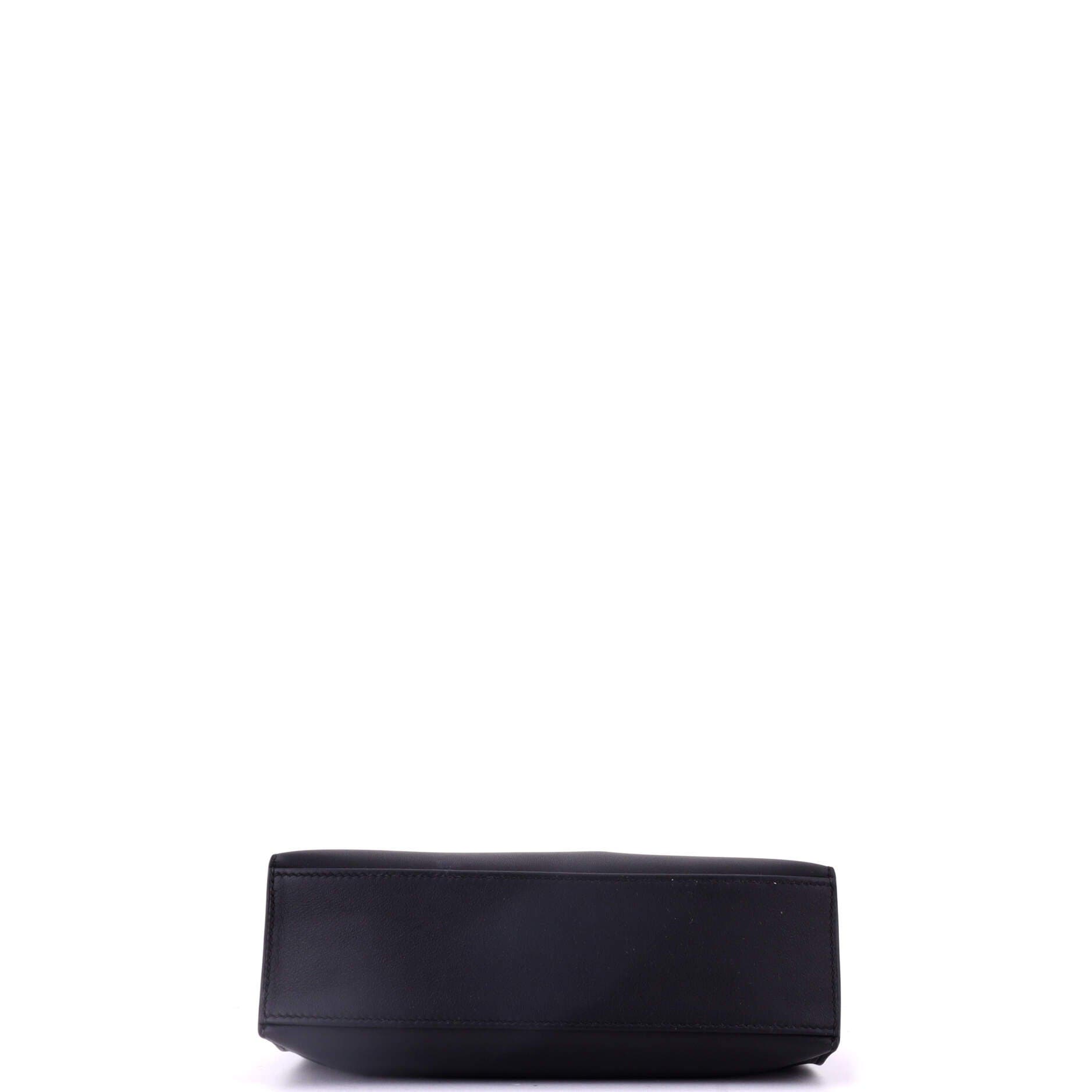 Pre-Owned Hermes Kelly Pochette Swift, Alternate, color, Noir