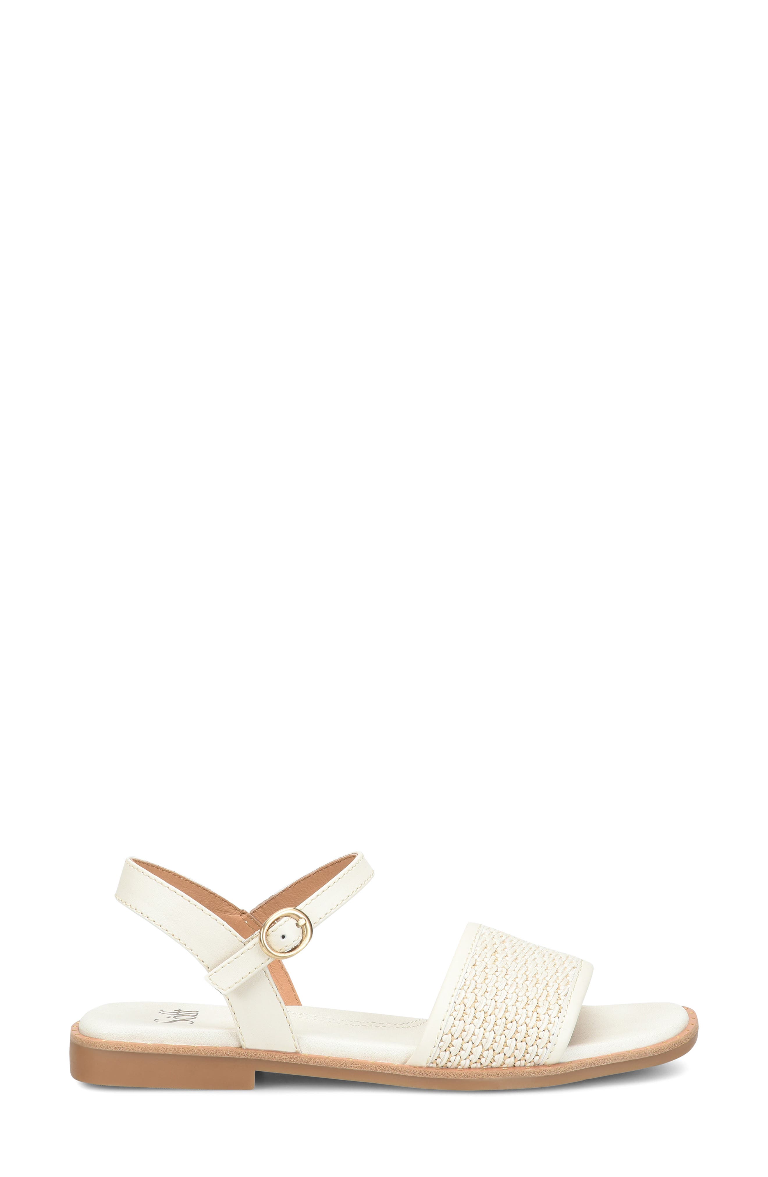 Söfft Elrose Sandal, Alternate, color, Off White