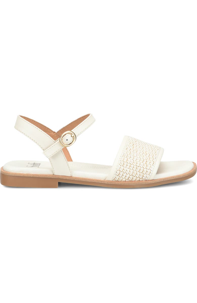 Söfft Elrose Sandal, Alternate, color, Off White