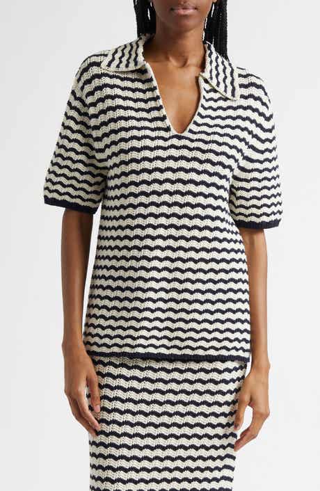 A.L.C. Logan Zig-Zag Stripe Sweater