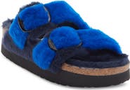 Birkenstock Papillio by Birkenstock Arizona Big Buckle Genuine Shearling Slide Sandal