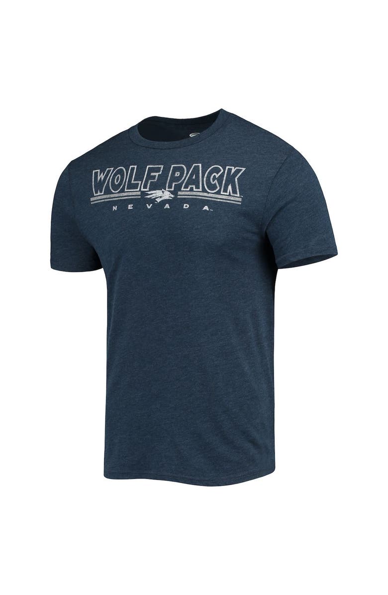 CONCEPTS SPORT Men's Concepts Sport Heathered Charcoal/Navy Nevada Wolf Pack Meter T-Shirt & Pants Sleep Set, Alternate, color, Heather Charcoal