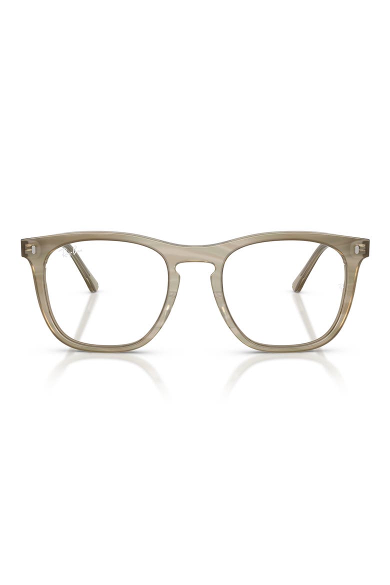 53mm Square Optical Glasses, Main, color, GREY