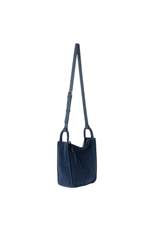 The Sak Los Feliz Crossbody Leather Bag In Blue