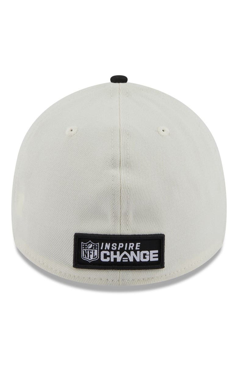 New Era Men's New Era Cream/Black Washington Commanders 2022 Inspire Change 39THIRTY Flex Hat, Alternate, color,